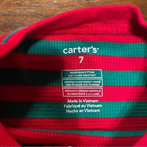 NWOT Carter’s Christmas 2 Pieces Pajamas - Picture 3 of 4